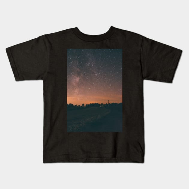 Aurora Borealis III Kids T-Shirt by Admkng